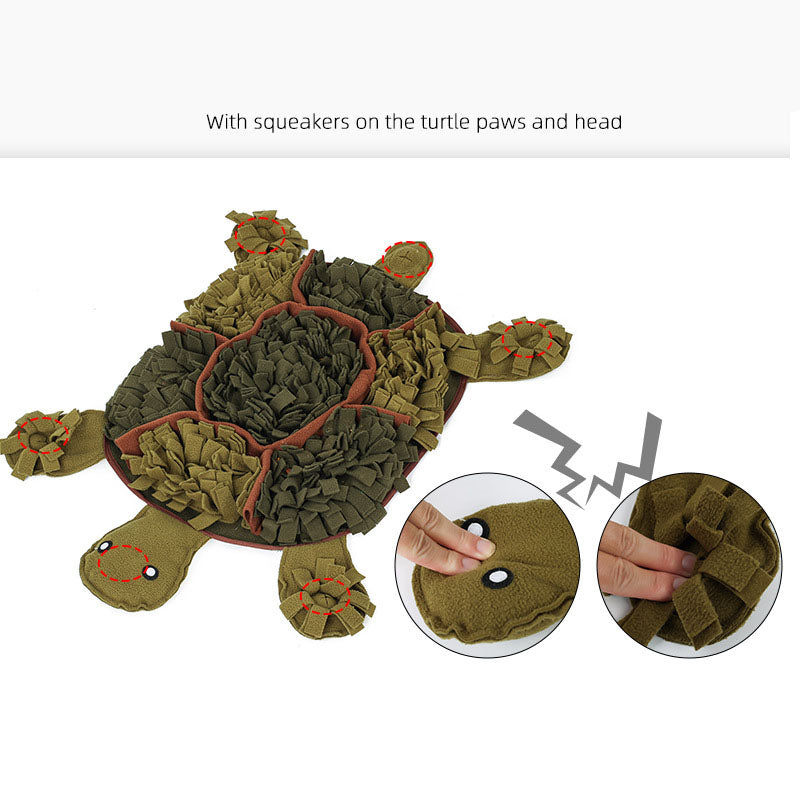 Dog Snuffle Mat Shape Tortoise and Crocodile