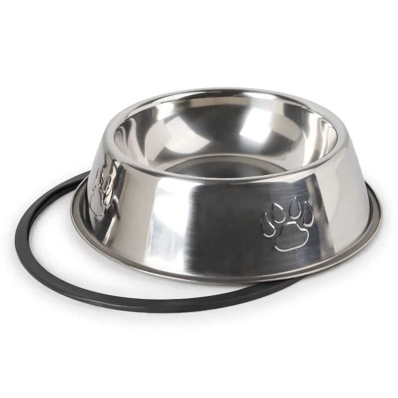 Quality Paw Stainless Steel Dog Bowl