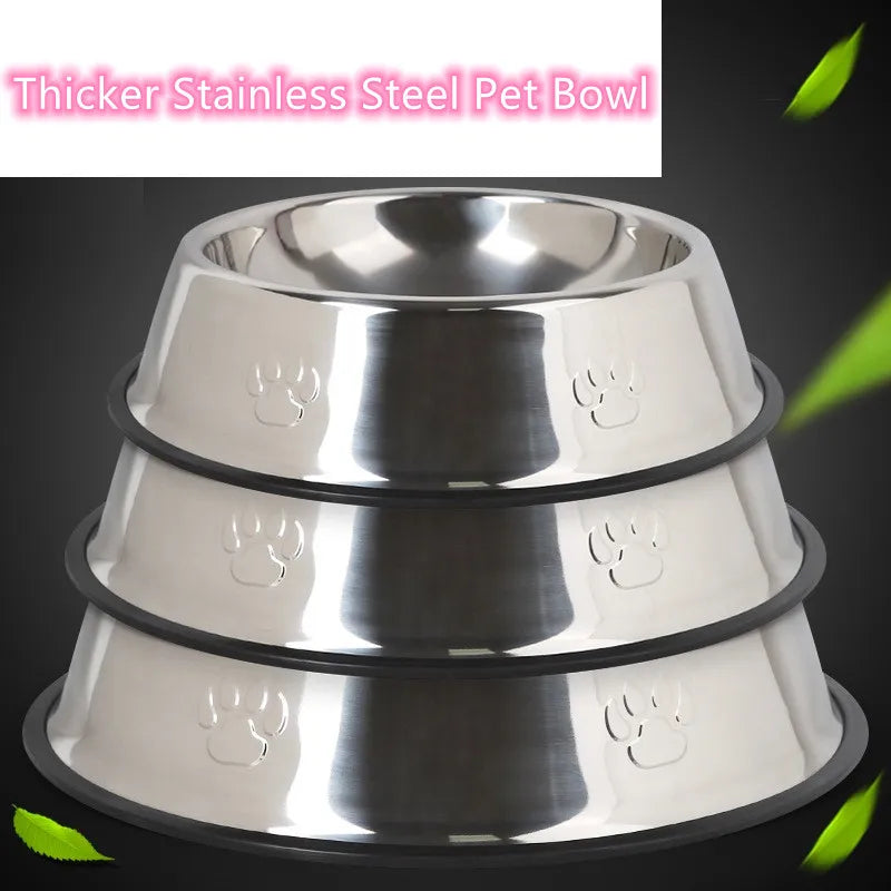 Quality Paw Stainless Steel Dog Bowl