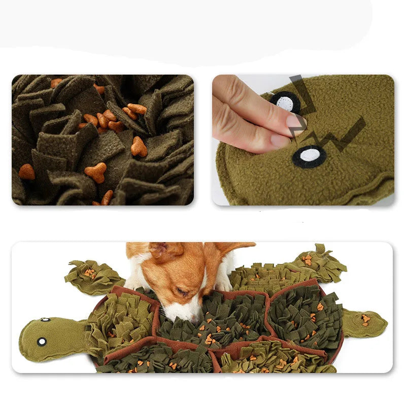 Dog Snuffle Mat Shape Tortoise and Crocodile