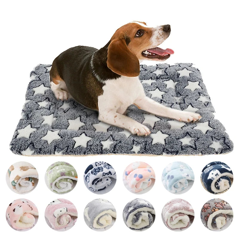 Flannel Bed for Pets Sleeping Mat Blanket