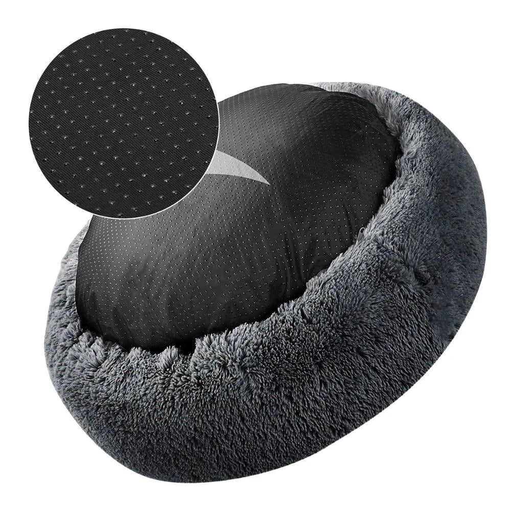 Bed for Dogs Donut Big Large Round Basket Plush Beds