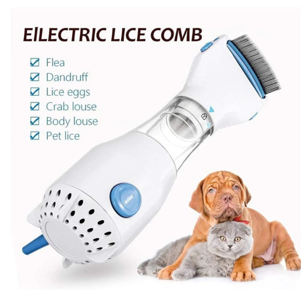 Electric Lice Grabber Multifunctional Physical Flea Removal Cats and Dogs