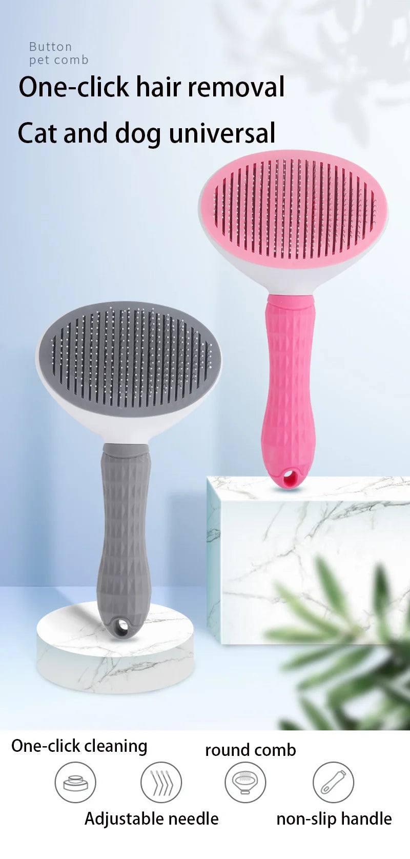 Dog and Cat Hair Brush Stainless Steel Accessorie