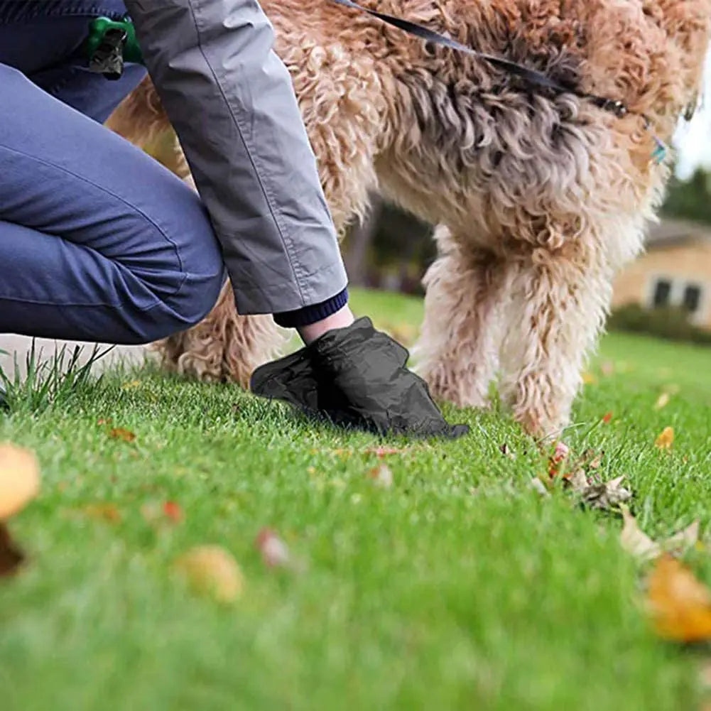 Pet Poop Bag Solid Color Printed Pet Garbage Bag Dogs and Cats