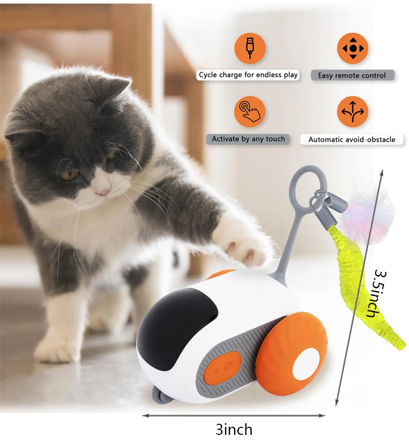 Cat Smart Interactive Car Toy Automatic Moving