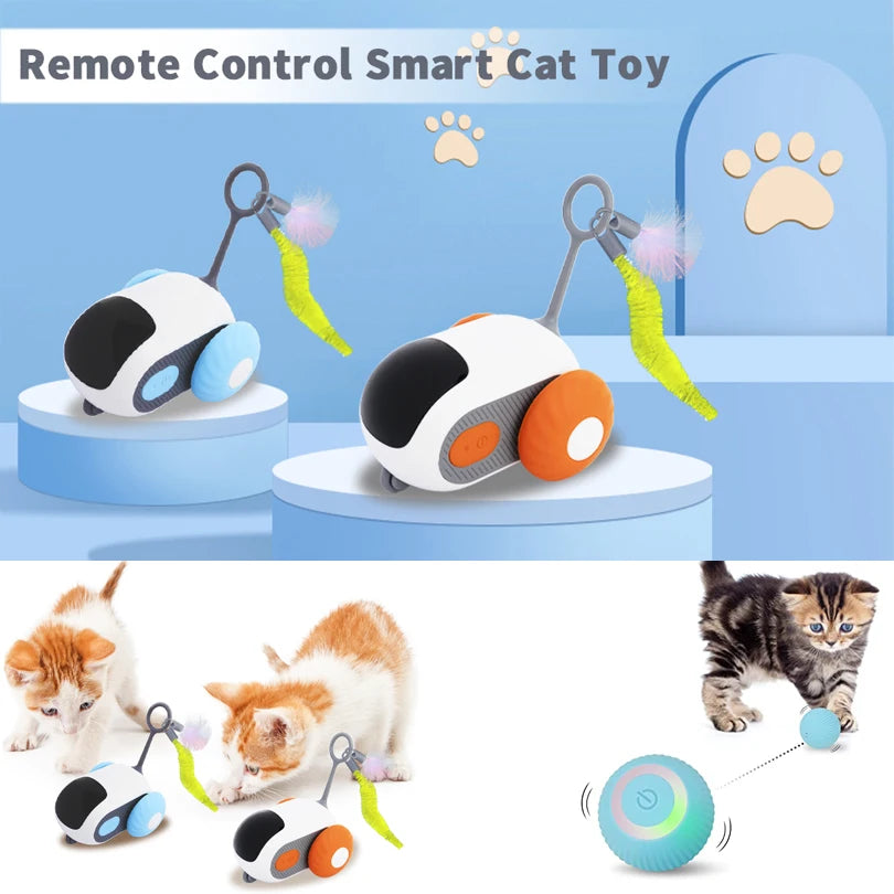 Cat Smart Interactive Car Toy Automatic Moving