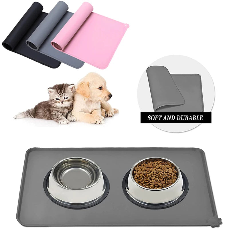 Silicone Dog Cat Mat Non-Stick Pet