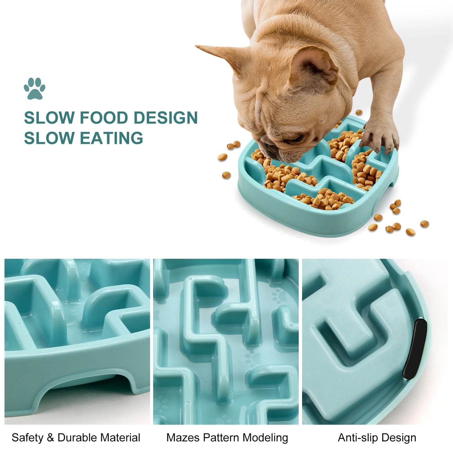 Dog Slow Feeder Bowl