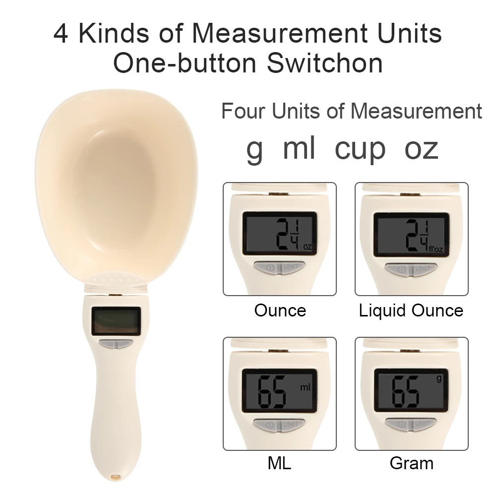 Measuring Scoop Electronic Dog Cat Food