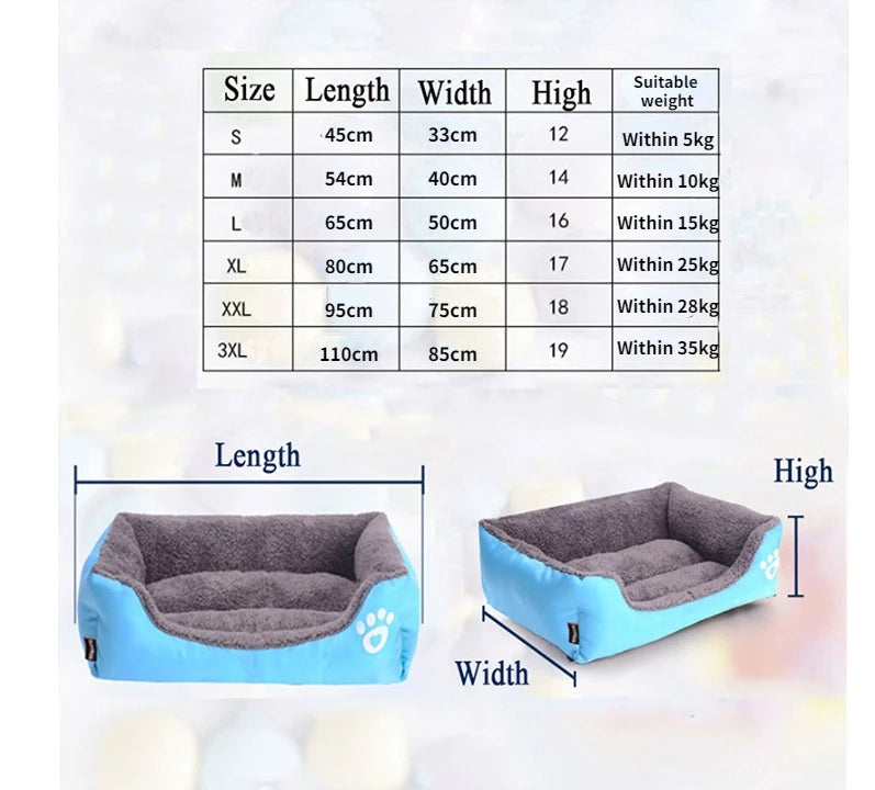 Winter Warm Large Dogs and Cats Sofa Bed