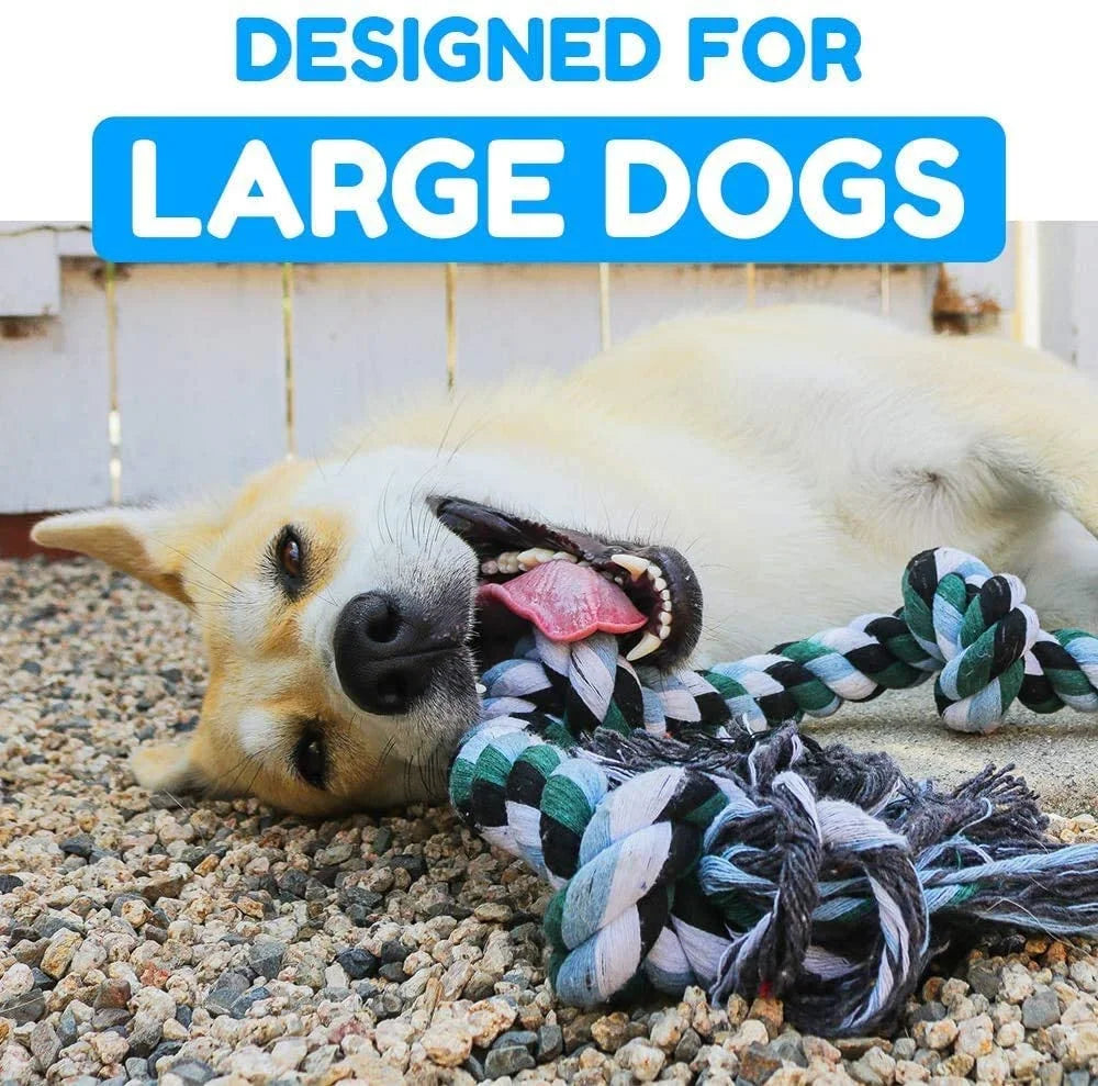 Giant Dog Rope Toy for Dogs for Aggressive Chewers