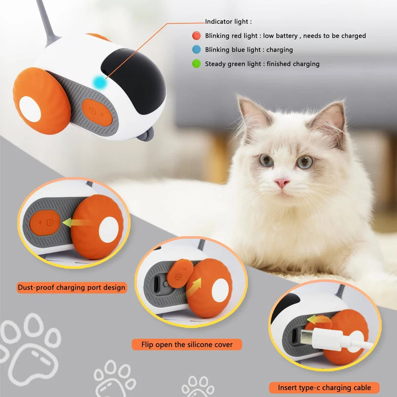 Cat Smart Interactive Car Toy Automatic Moving