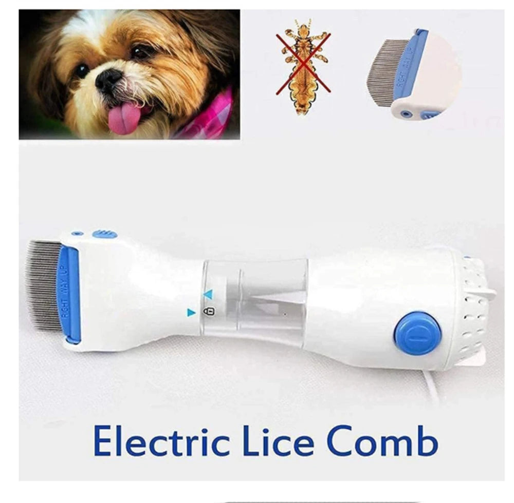 Electric Lice Grabber Multifunctional Physical Flea Removal Cats and Dogs